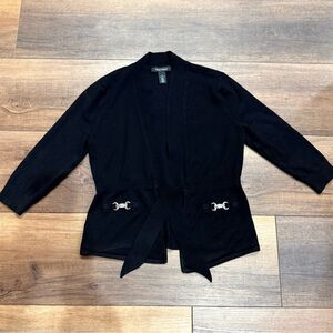 White House Black Market Black Cardigan